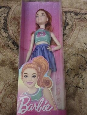 Barbie Pink & Purple Fashion Doll - Pink Hair, Purple Skirt